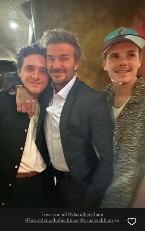 David Beckham z synami
