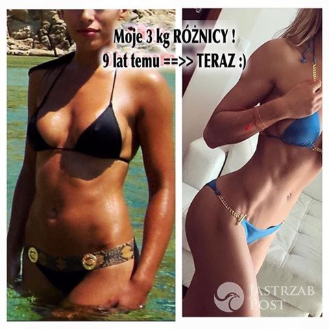 Stare zdjęcie Ewy Chodakowskiej (z lewej)