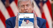 Trump prowokuje wpisem o Wenezueli. Pokazał mapę "51 stanu" USA
