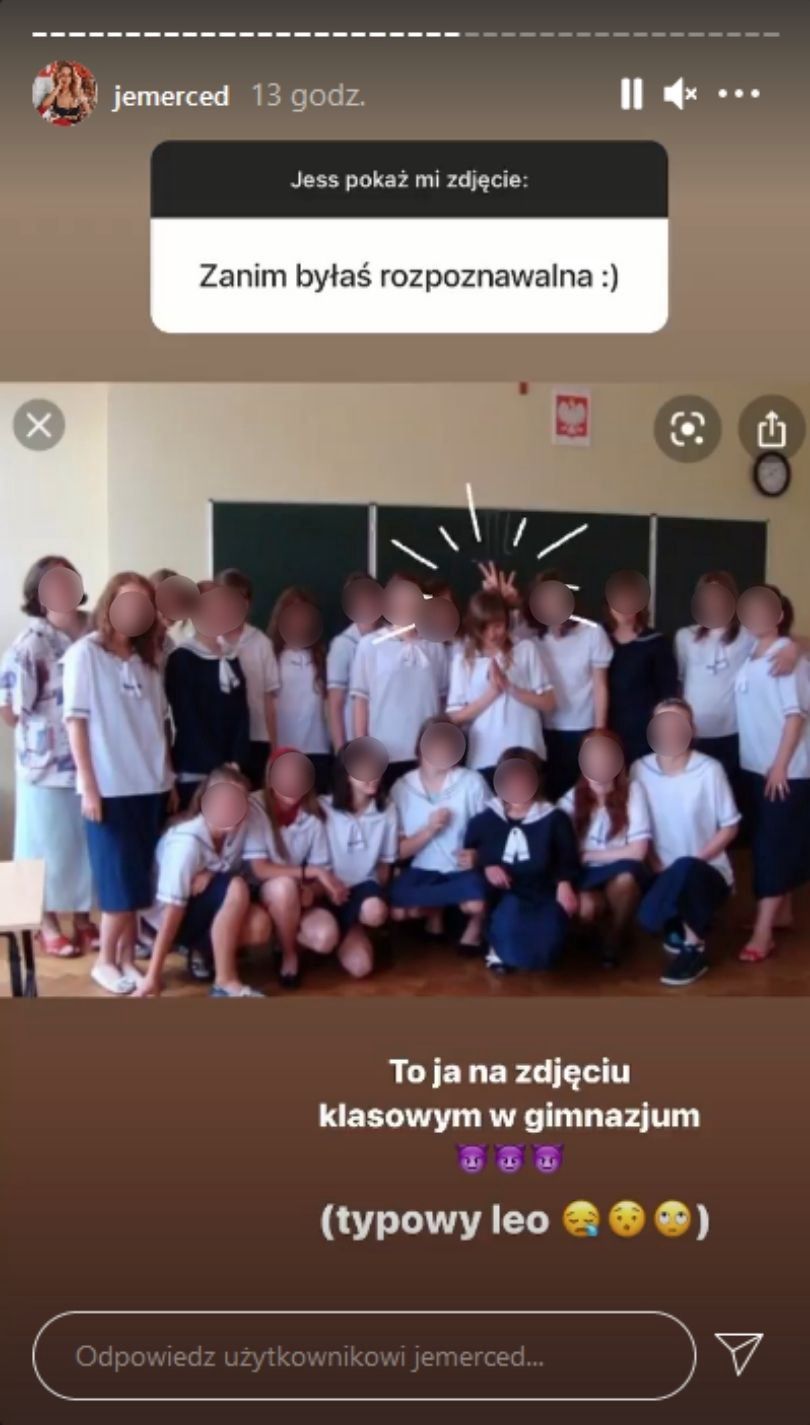 Jessica Mercedes prezentuje zdjęcia z młodości