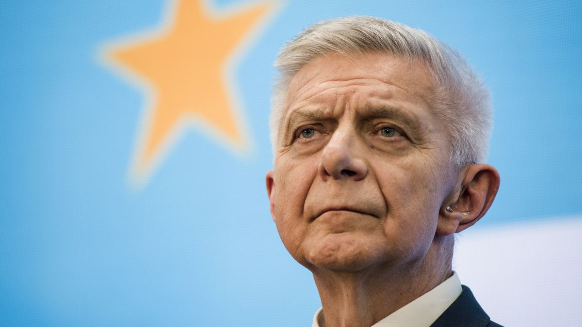 WARSAW, MAZOWIECKIE, POLAND - 2023/03/03: Marek Belka, Vice President of the S&D and former Polish Prime Minister is seen during the debate in Warsaw. In Warsaw under the slogan The Future of EU Strategic Autonomy the European Socialists and Democrats (S&D) joined forces with the Foundation for European Progressive Studies (FEPS) to debate on the European Unions Open Strategic Autonomy. Among the many participants, S&D MEPs Marek Belka (former Prime Minister of Poland) and Katarzyna Pisarska - Founder the European Academy of Diplomacy - attended the debate, with former Polish President Aleksander Kwasniewski as a keynote speaker at the public session, hosted by the Kozminski University, and co-organised by FEPS, Amicus Europae Foundation and the Polish daily Gazeta Wyborcza. (Photo by Attila Husejnow/SOPA Images/LightRocket via Getty Images)