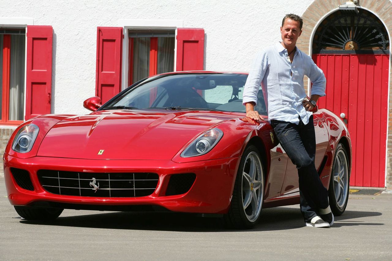 Michael Schumacher i Ferrari 599 GTB HGTE