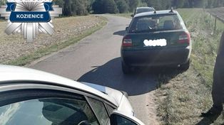 Kolonia Rozniszew: Nietrzeźwy kierowca bez uprawnień zatrzymany