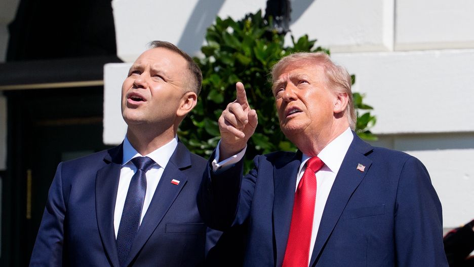 Karol Nawrocki i Donald Trump