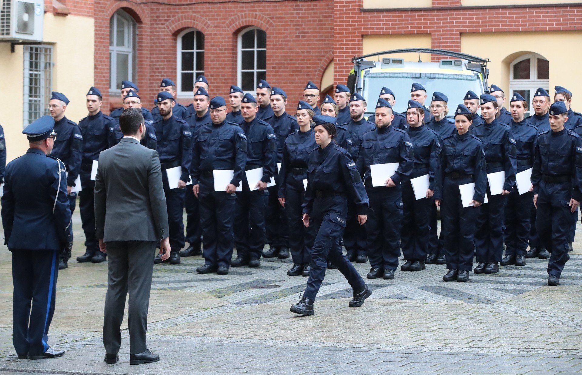 Ślubowanie policjantów w Szczecinie