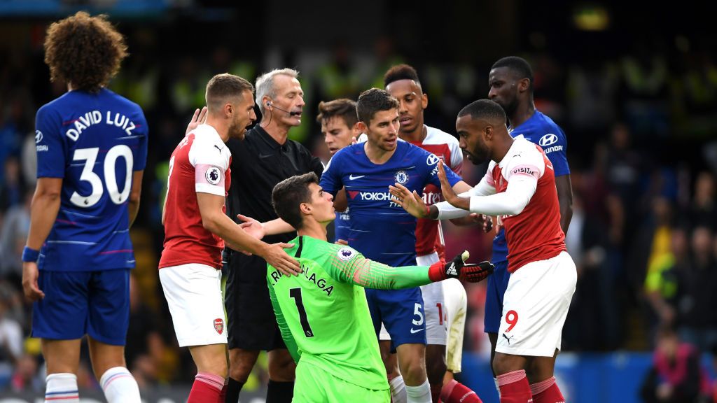 Zamieszanie w meczu Chelsea - Arsenal