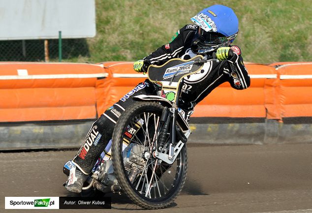 Kamil Adamczewski pokazał się z dobrej strony we Wrocławiu.