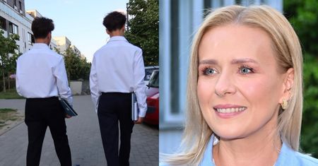 Pękająca z dumy Aneta Zając chwali się ROSŁYMI SYNAMI, którzy właśnie skończyli podstawówkę. Nieźle wyrośli? (FOTO)