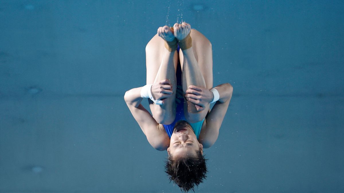 PAP/EPA / Mast Irham / Quan Hongchan w igrzyskach olimpijskich Paryż 2024