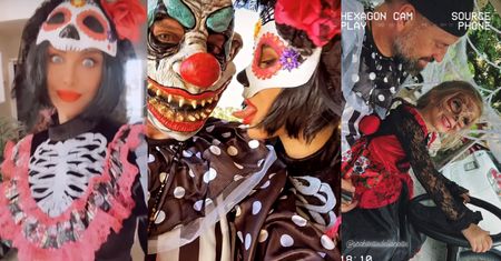 Natalia Siwiec relacjonuje Halloween w Tulum: jazda udekorowanym meleksem, parada i pocałunki z mrocznym klaunem Mariuszem (FOTO)