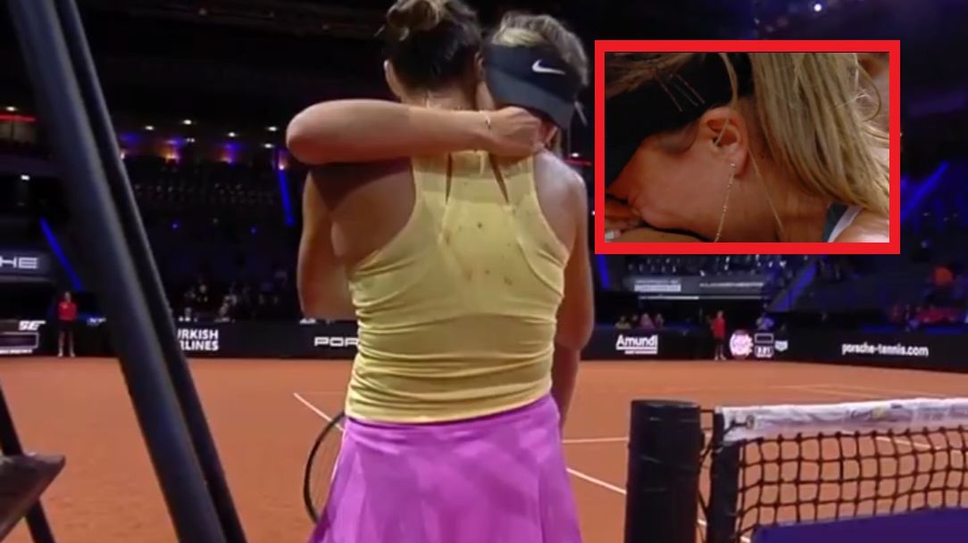 Zdjęcie okładkowe artykułu: Twitter / WTA / Na zdjęciu: Aryna Sabalenka i Paula Badosa, która zalała się łzami