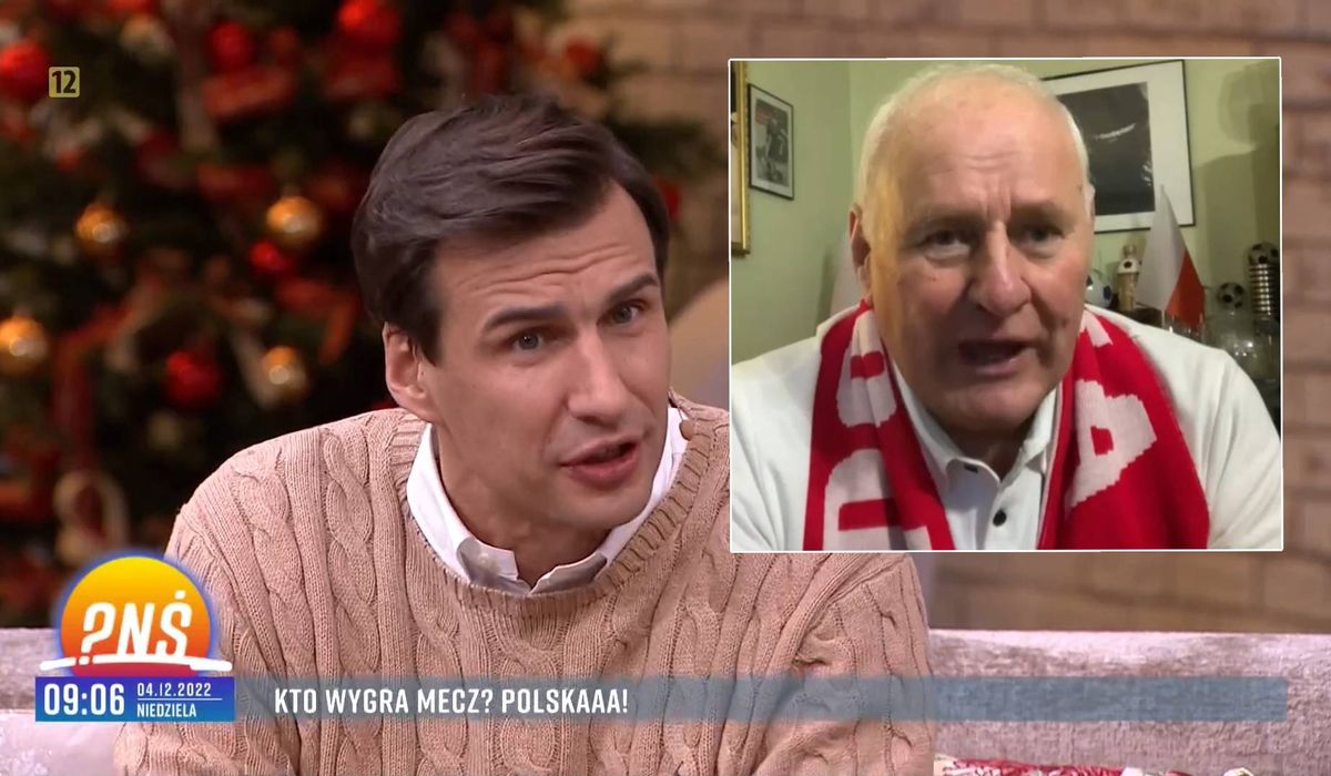 Jarosław Bieniuk i Jan Tomaszewski w "Pytaniu na śniadanie" kibicowali polskiej drużynie w starciu z Francją