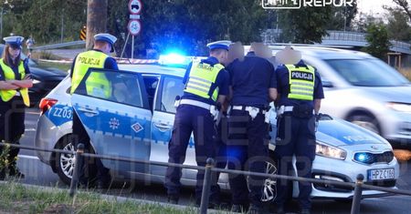 Pościg przez Warszawę. Pijany mężczyzna został zatrzymany przy stadionie Legii