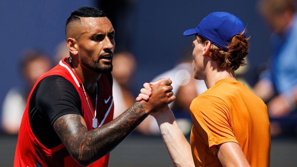 Getty Images / TPN / Na zdjęciu: Nick Kyrgios i Jannik Sinner