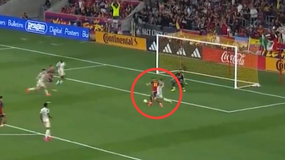 Twitter / Real Salt Lake / Na zdjęciu: Pierwszy gol Dominika Marczuka w MLS