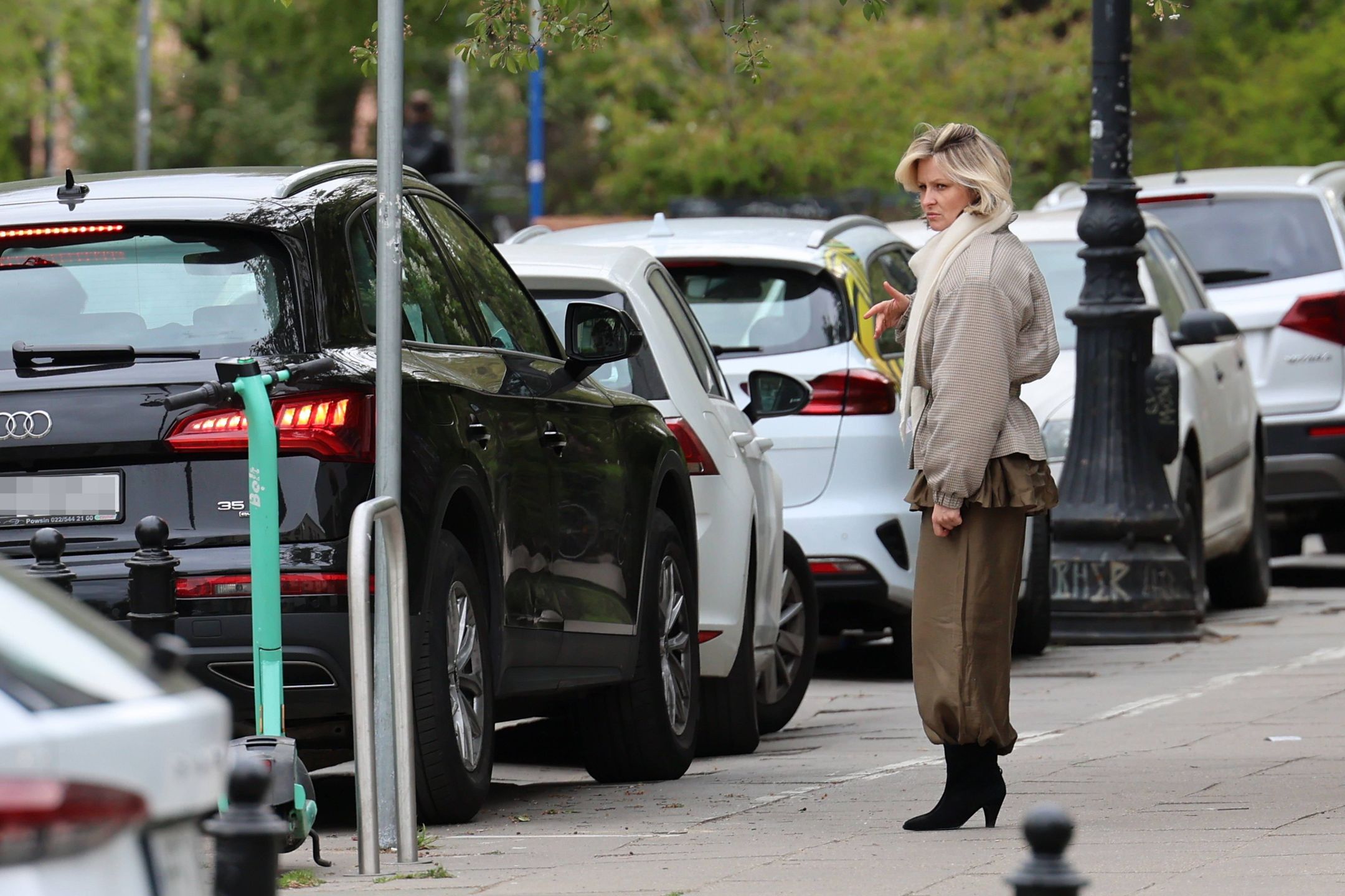 Marieta Żukowska z mężem na mieście