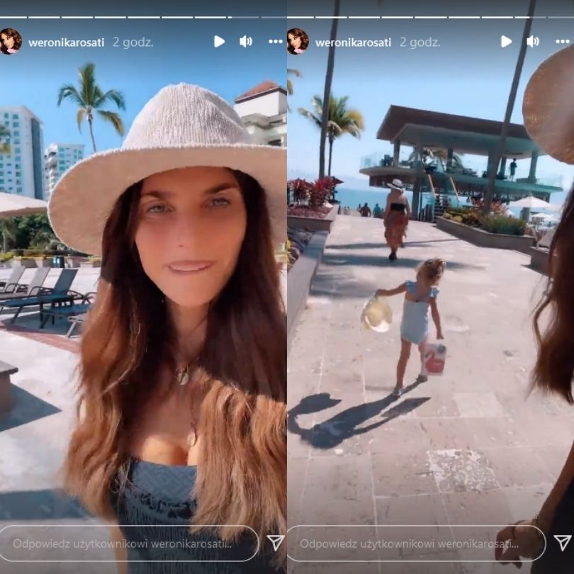 Weronika Rosati relacjonuje wakacje w Meksyku