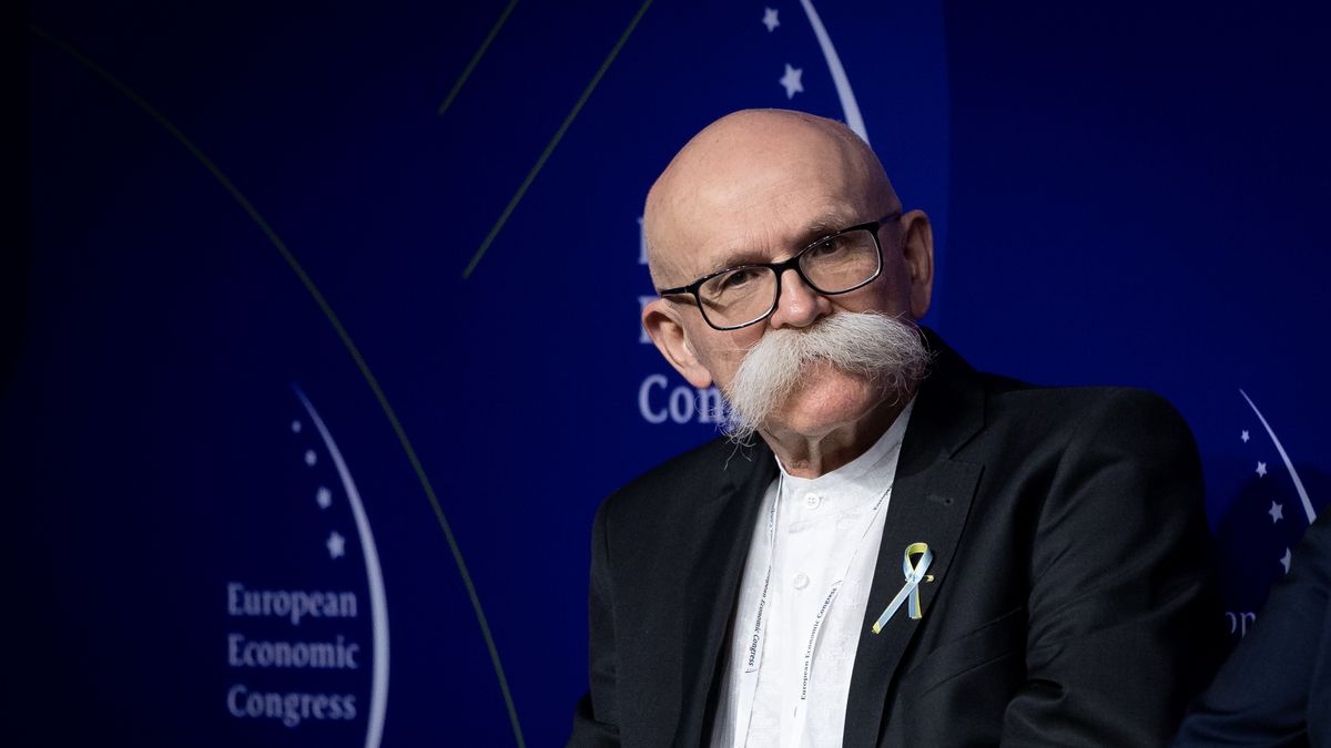 Wladyslaw Grochowski (Chairman of the Board, Arche SA) during the European Economic Congress in Katowice, Poland on April 25, 2022 (Photo by Mateusz Wlodarczyk/NurPhoto via Getty Images)