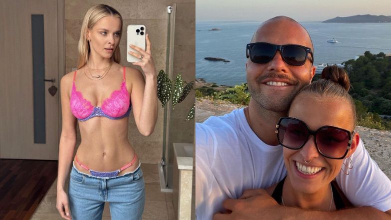 Zuza Kołodziejczyk z mężem