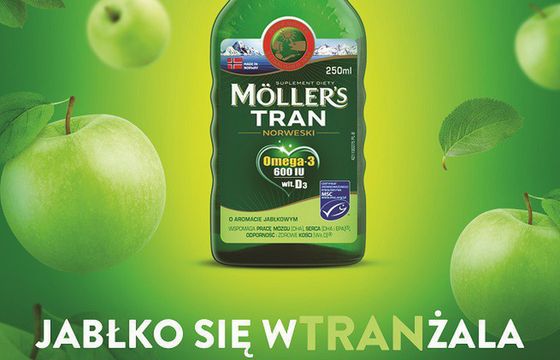 Jabłko się „wTRANżala” w nowej kampanii tranu Möller`s
