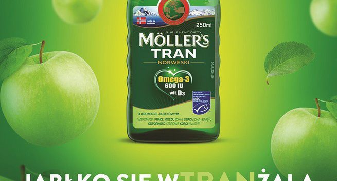 Jabłko się „wTRANżala” w nowej kampanii tranu Möller`s