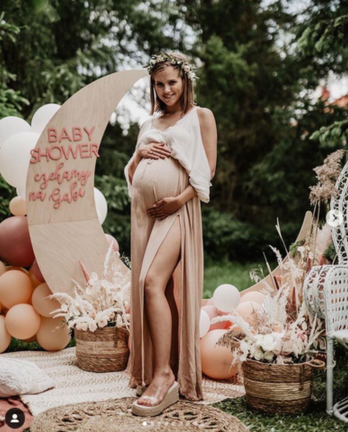 Agnieszka Kaczorowska chwali się baby shower