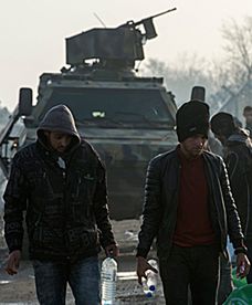 Chaos na granicy grecko-macedońskiej