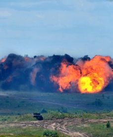 Zakończenie manewrów Anakonda