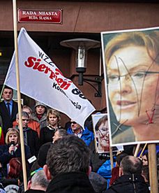 Górnicy z Rudy Śląskiej walczą o pracę