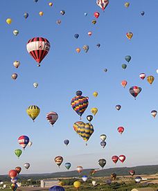 Festiwal balonowy we Francji