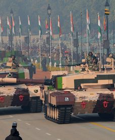 Przygotowania do wielkiej defilady w Indiach