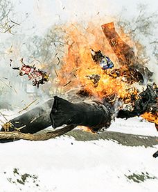 Spalili marzannę z podobizną Tuska