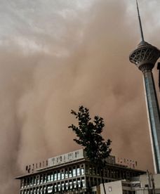 Potężna burza piaskowa w Teheranie