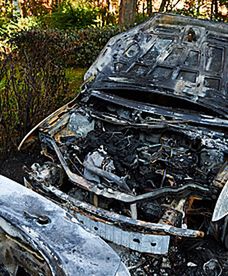 W Gdańsku spłonęło 19 samochodów