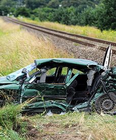 Auto wjechało pod pociąg w Redzie