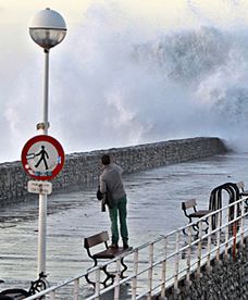 Mocno wieje w Europie
