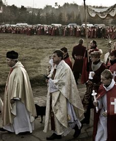 Sympatycy ks. Natanka w Pustelni Niepokalanów
