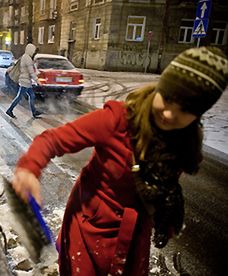 Zima, zima... pada śnieg