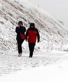 Śnieg spadł w Zakopanem