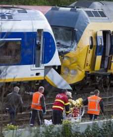 Zderzenie pociągów w Holandii