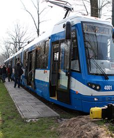 Najdłuższy tramwaj w Polsce - w Krakowie