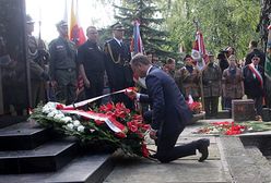 Uroczystości 72. rocznicy Powstania Warszawskiego pod pomnikiem Gloria Victis