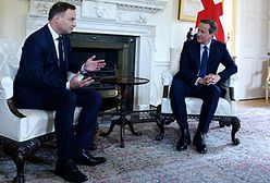 Prezydent Duda przy Downing Street 10