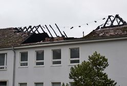 Pożar w domu dla uchodźców