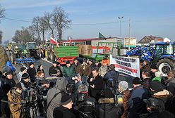 Protest rolników na krajowej A2