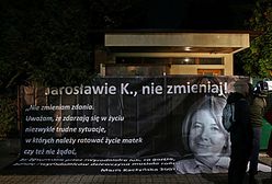 "Czarny protest" przed domem Jarosława Kaczyńskiego