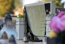 Wandale na łódzkim cmentarzu