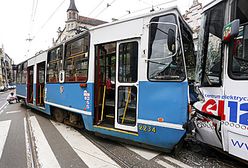Czołowe zderzenie tramwajów we Wrocławiu