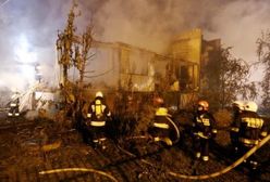 Pożar pustostanu w podwarszawskich Markach