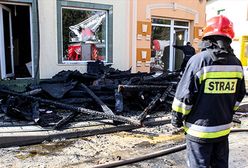 Sklepy spłonęły w centrum Włoszczowy
